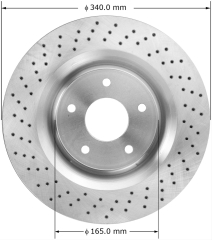 Bremsscheibe Vorne - Brake Rotor Front  Corvette C6 + XLR-V